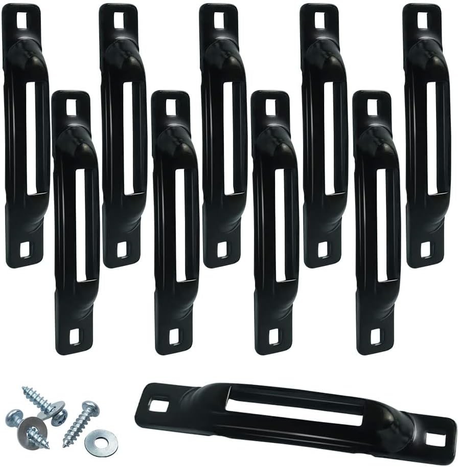 10Pcs E-Track Single Slot Tie Downs E-Track Single Strap Tie down Anchors Used a