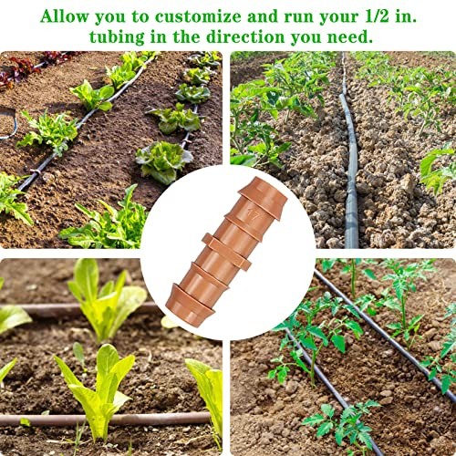 Drip Irrigation Barbed Coupling：20 Pack Drip Irrigation 20 Pack Coupling