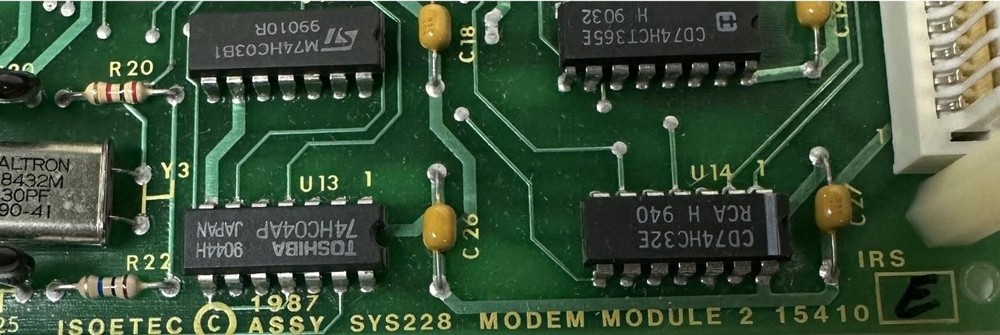 Executone Isoetec 15410 Modem Module 2 Card IRS E
