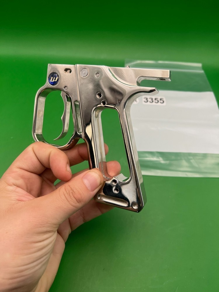 WGP Autococker Hinge Paintball Marker Frame - Silver