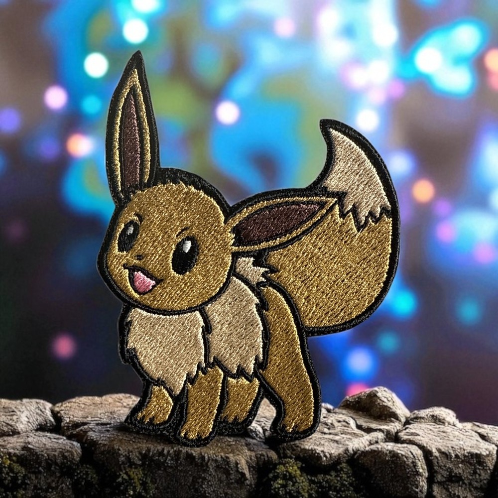 Eevee Pokedex Pokémon Patch/Eevee Evolution Pokémon Patch 4.01" X 3.17"