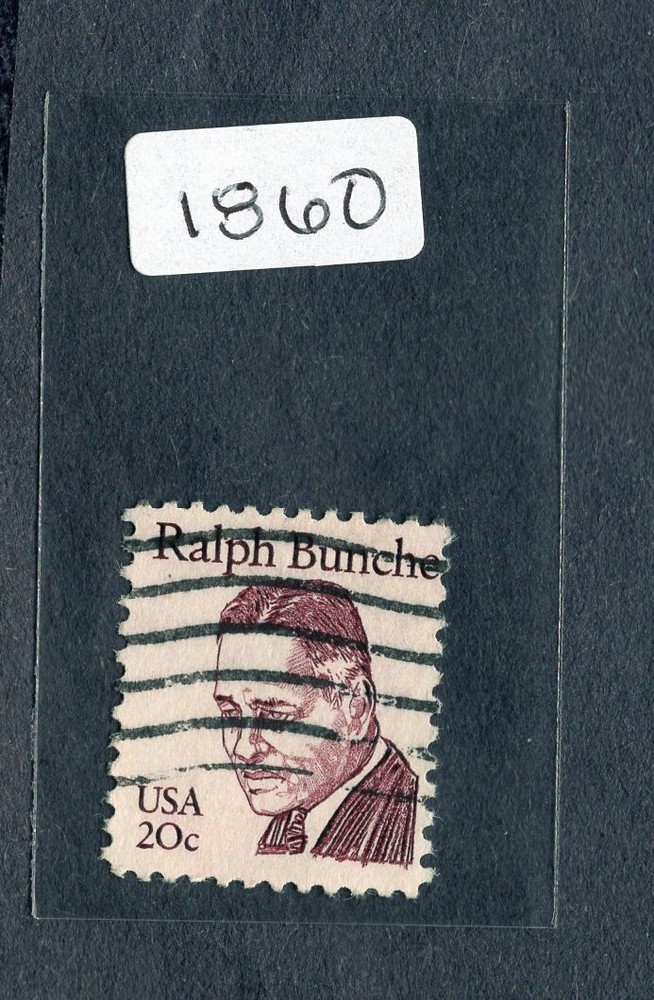 1982 Stamp #1860 Ralph Bunche Used
