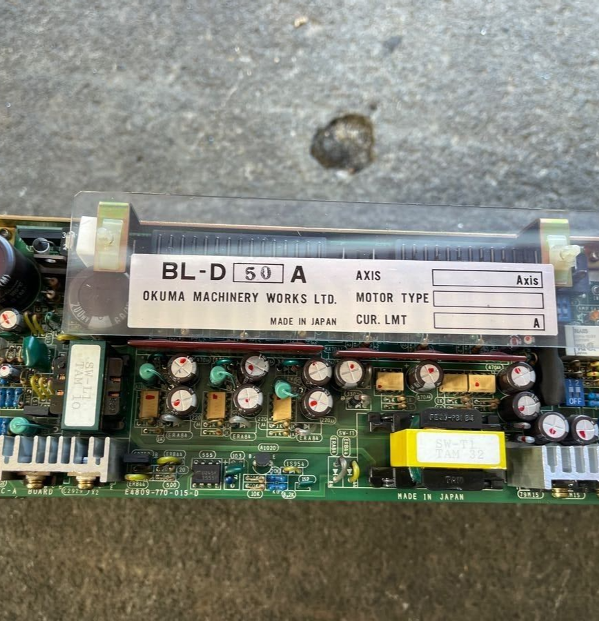 OKUMA BL-D50A SERVO DRIVE BL-D 50A Removed from operating machine