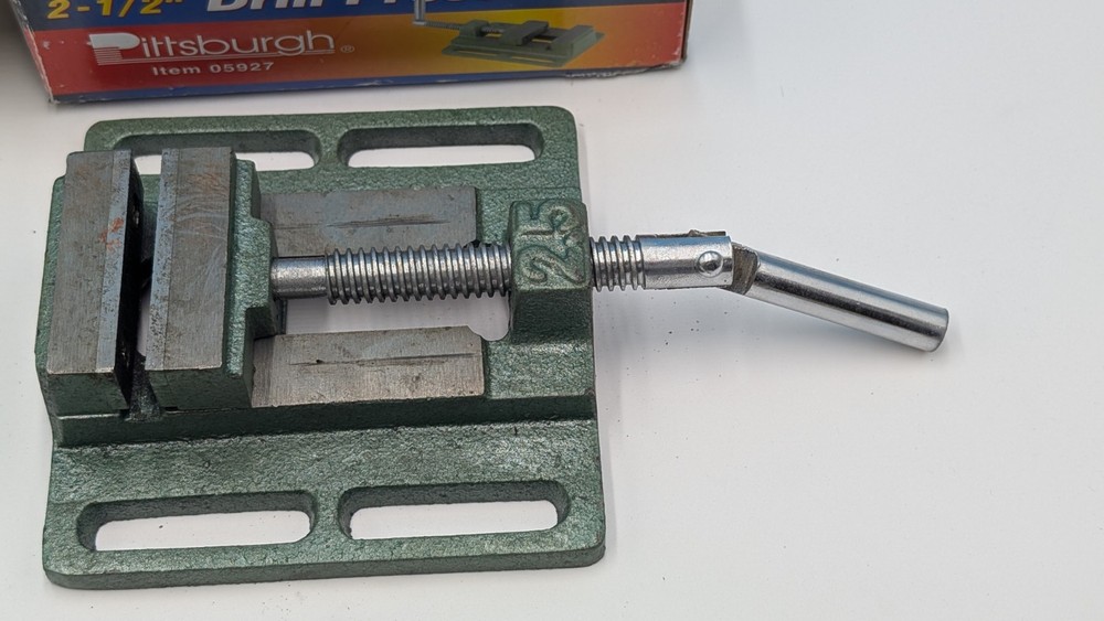 Pittsburg 2-1/2" Drill Press Vice #05927 Woodworking Workshop New In Box