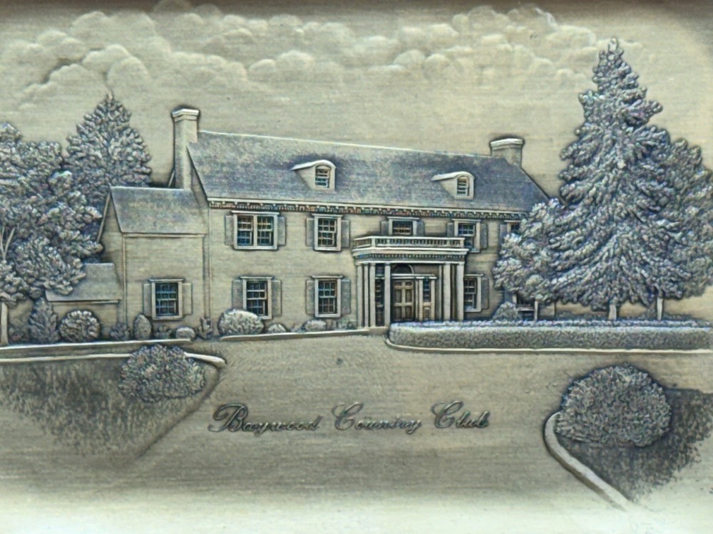 Wendell August Forge Solid Bronze Rectangular Tray Baywood Country Club