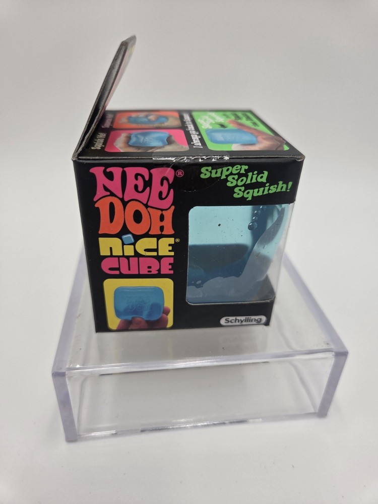 Nee Doh Nice Cube Blue Super Solid Squishy Stress Relief Toys