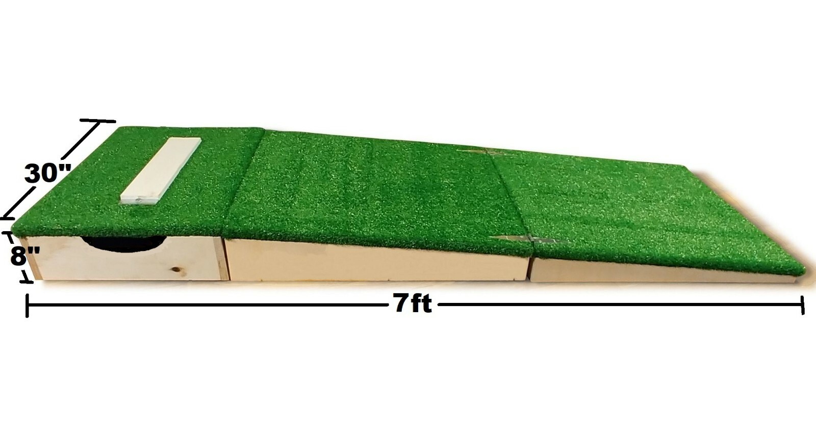 8 Inch Portable Baseball Pitching Mound w/ Modular Base Ages 12-15