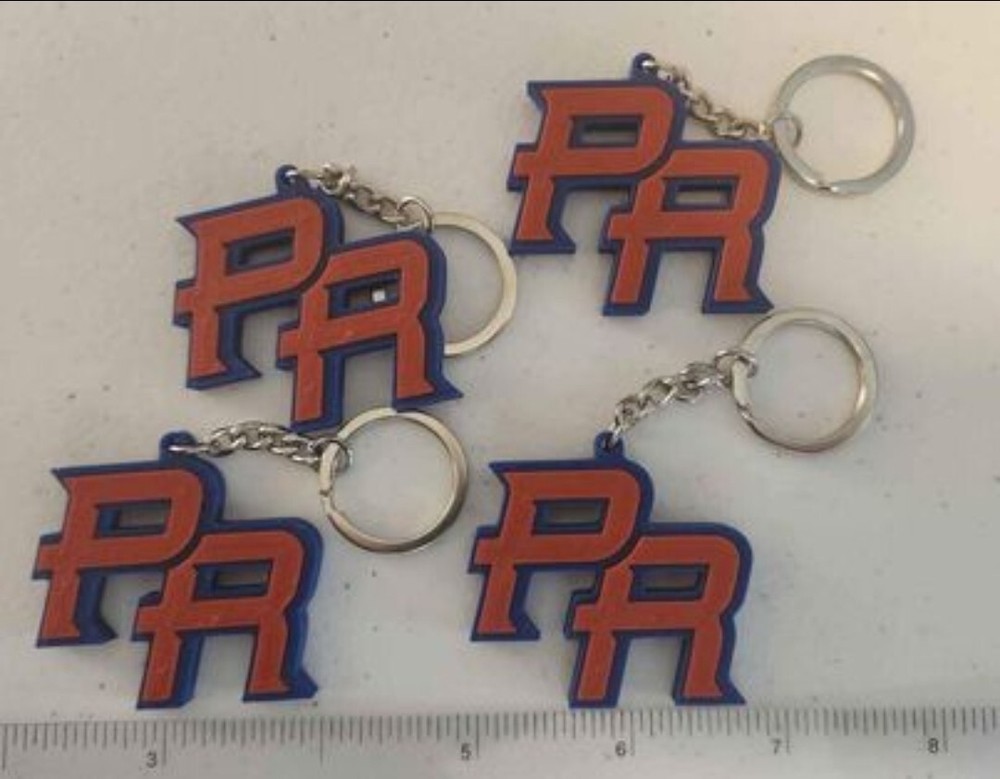 Puerto Rico Baseball Keyring