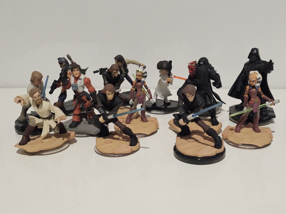 Star Wars Disney Infinity 3.0 Figures Bundle – Mixed Characters – As Pictured
