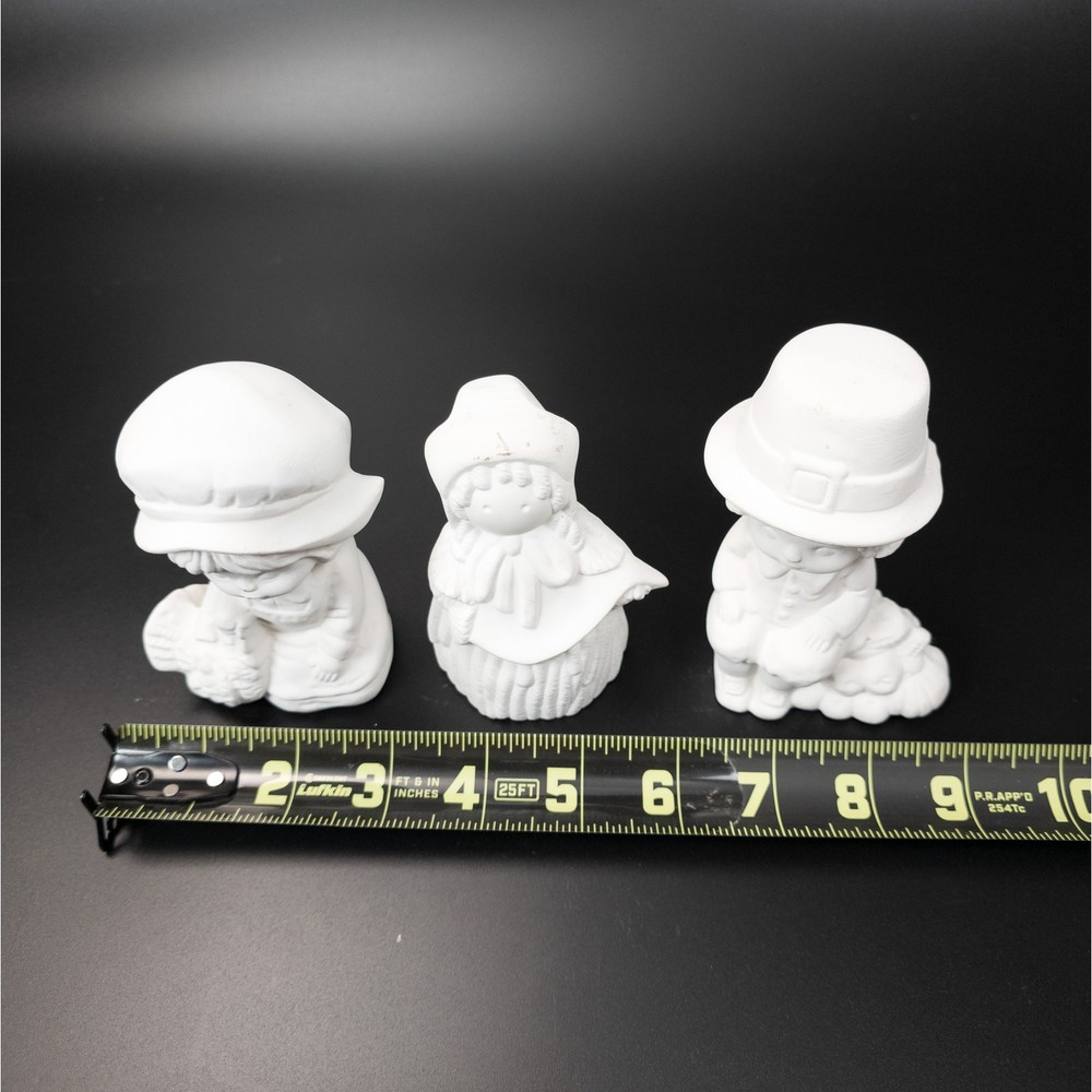 Unpainted Ceramic Figures - DIY Craft Decor