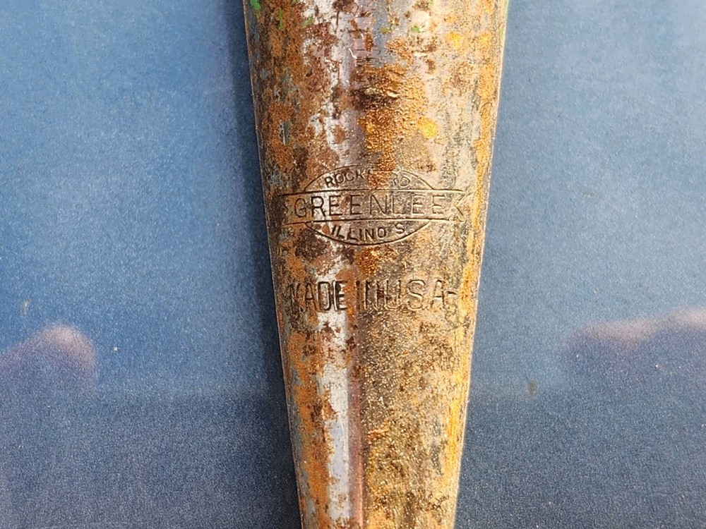 VINTAGE GREENLEE LARGE CHISEL (Rockford IL)