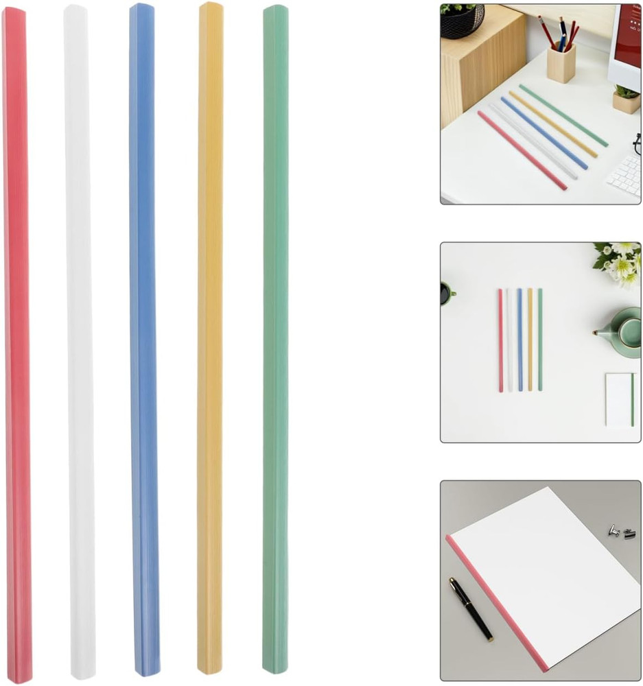 Binding Bars Sliding Grip Clips for A4 Letter Size Documents Report Covers File