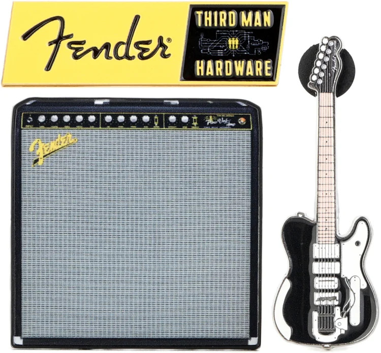Fender x Third Man Hardware Lapel Pin Set