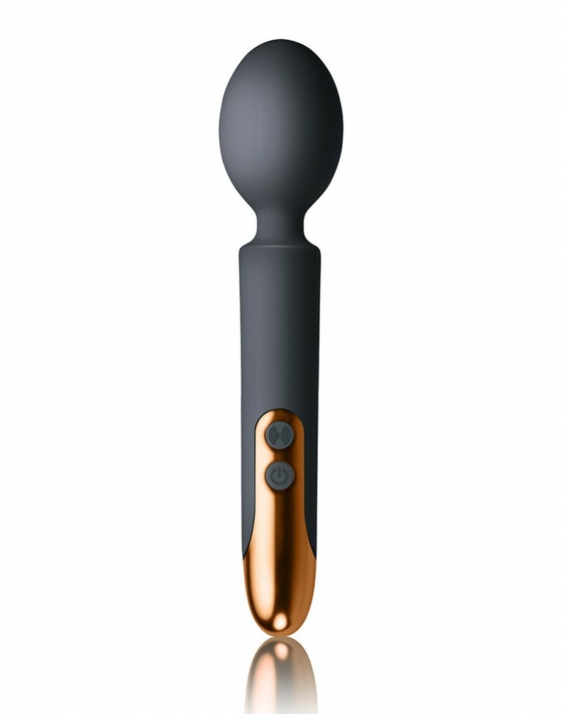 Silicone Rechargeable Mini Wand Powerful Vibration Wireless Flexible Massager