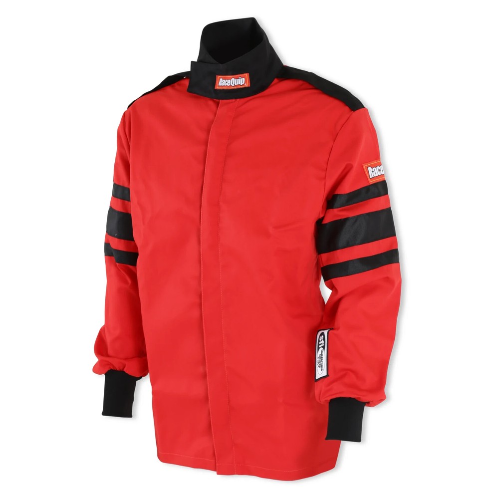 RaceQuip Single Layer Fire Suit Jacket Red - Medium