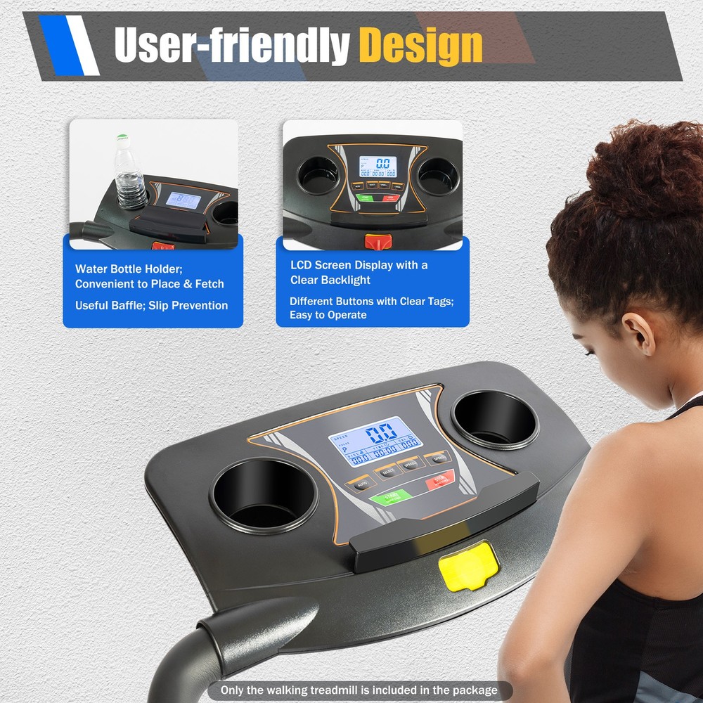 Electric Treadmill Portable Walking Pad For Elderly Treadmill Adjustable Speed