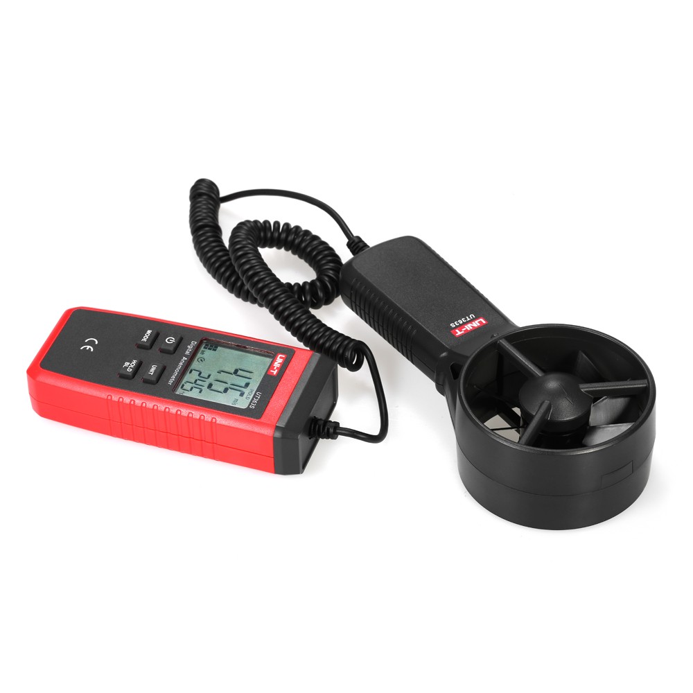 1- UT363S Mini LCD Digital Anemometer Handheld Wind Speed Meter Air
