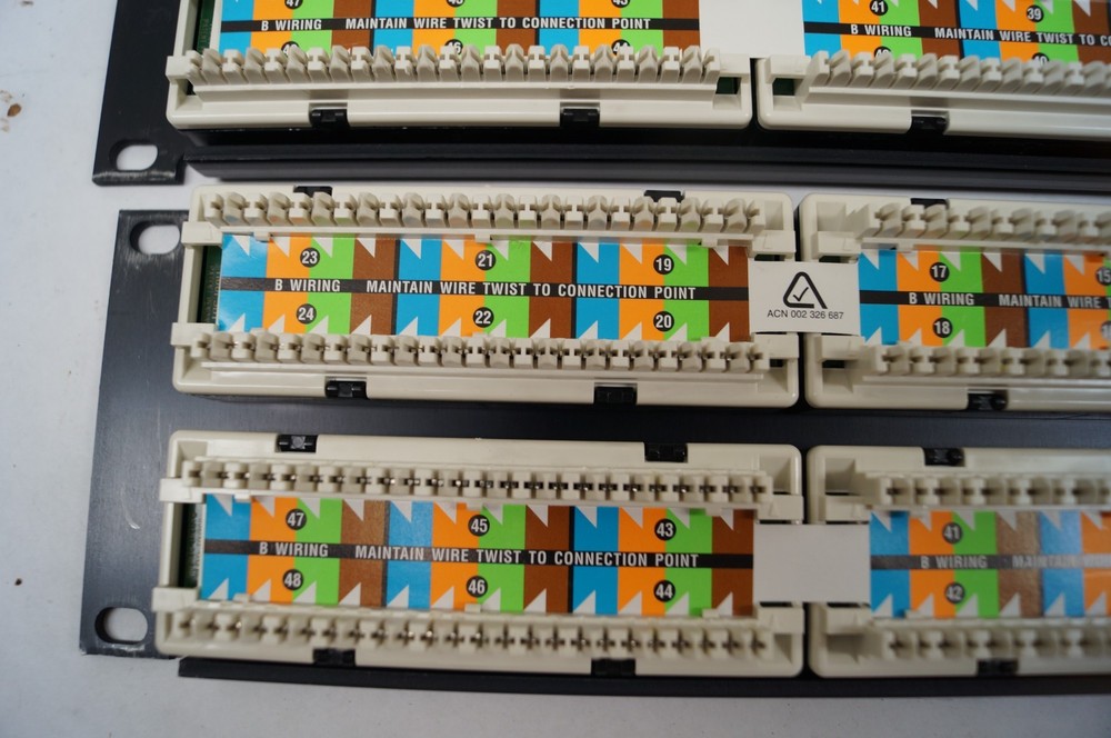 LOT (3) ICC Lucent Cat5e Patch Pack 1100PSE Power Sum Panels WORKING B343