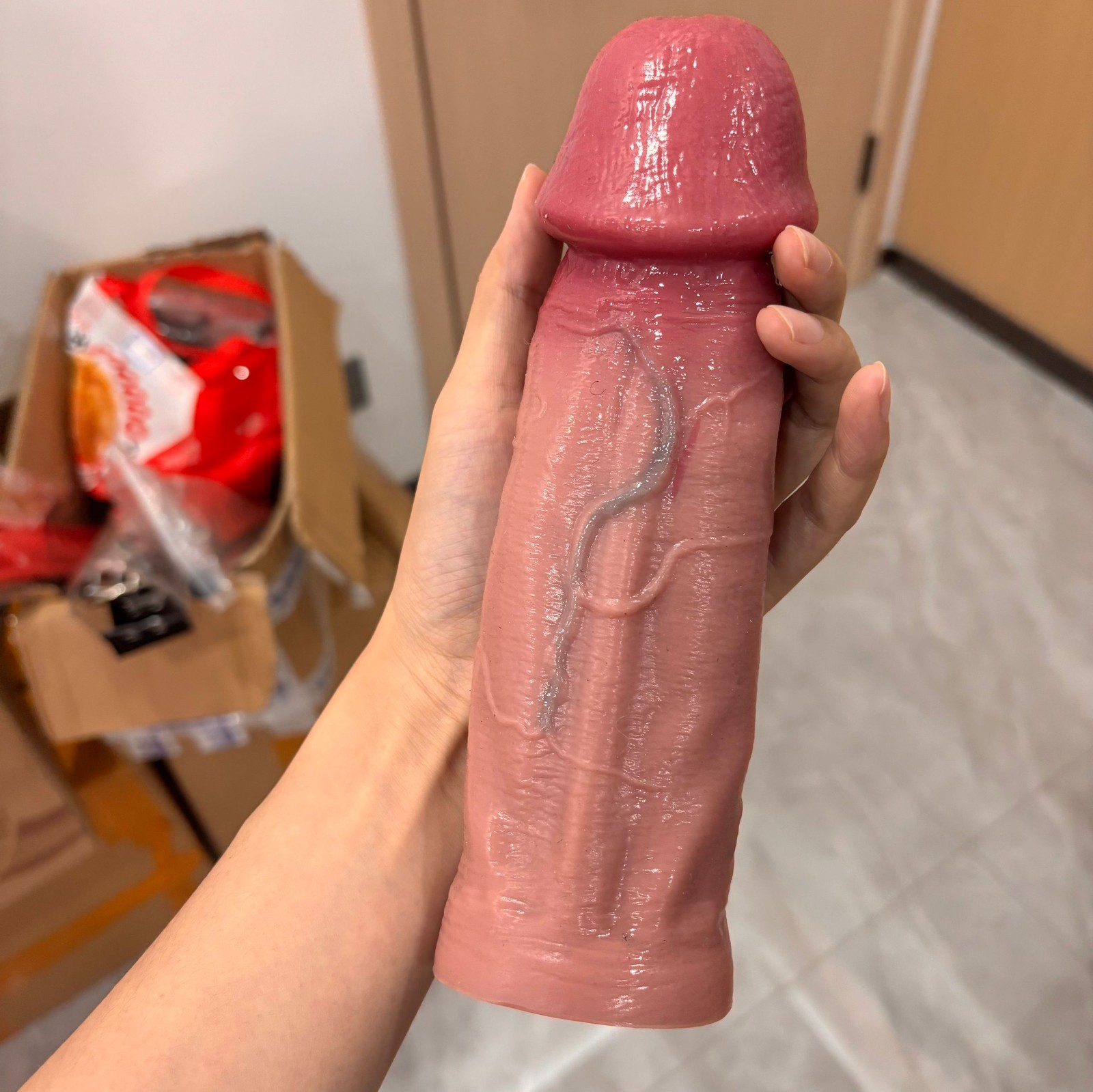 Penis-Sheath-Extension-Girth-Extender-Enlarger-Big-Enhancer-Sleeve Boxed NEW