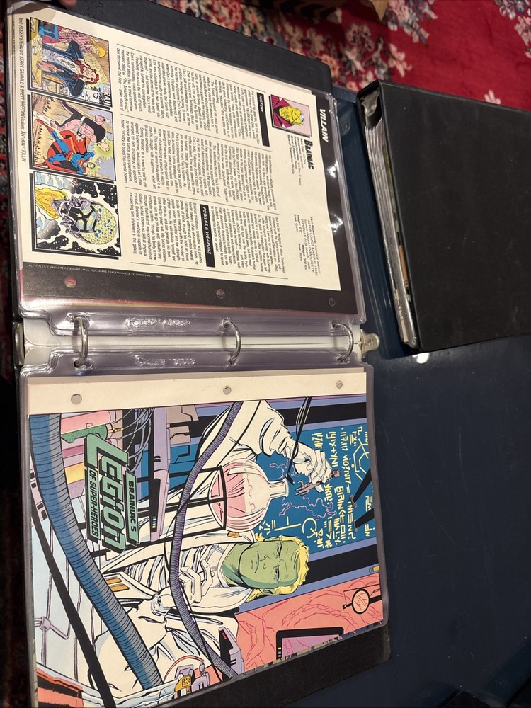 Comic Book Bio Binder