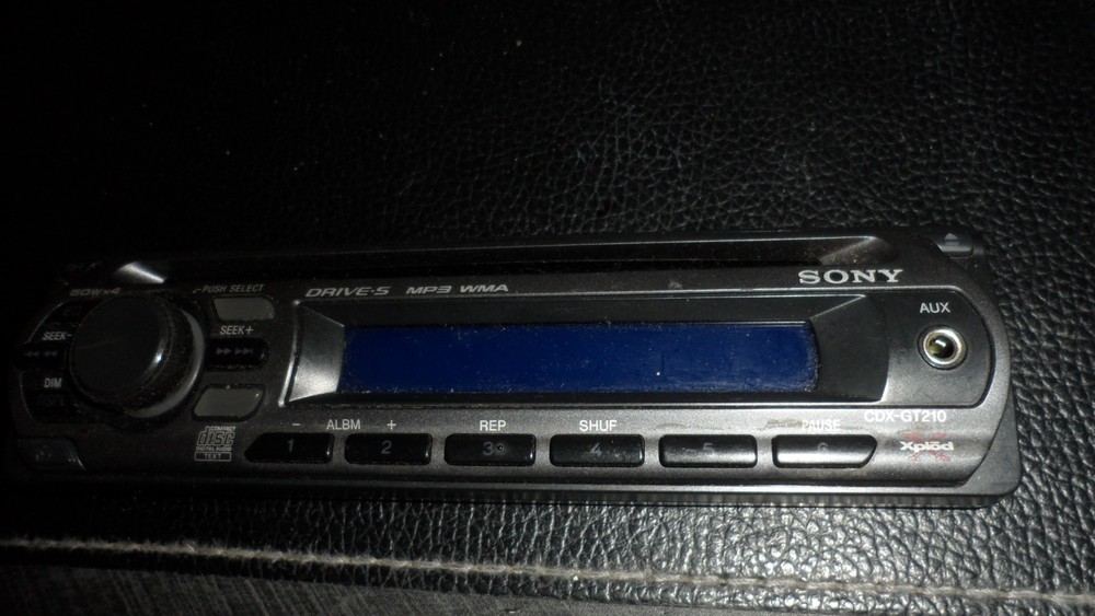 Sony CDX-GT210 Replacement Faceplate ONLY / USED TESTED WORKING