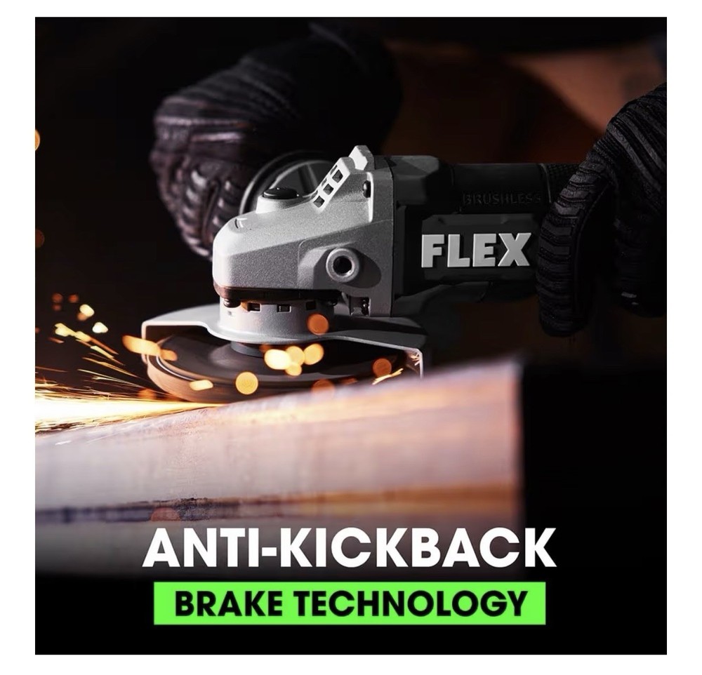 FLEX 24V Brushless Cordless Variable Speed Paddle Switch Angle Grinder FX3171A-Z