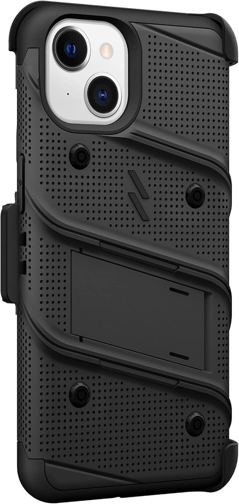 ZIZO Bolt Bundle iPhone 13, 5.4", Mini Case, Screen Protector Kickstand Holster