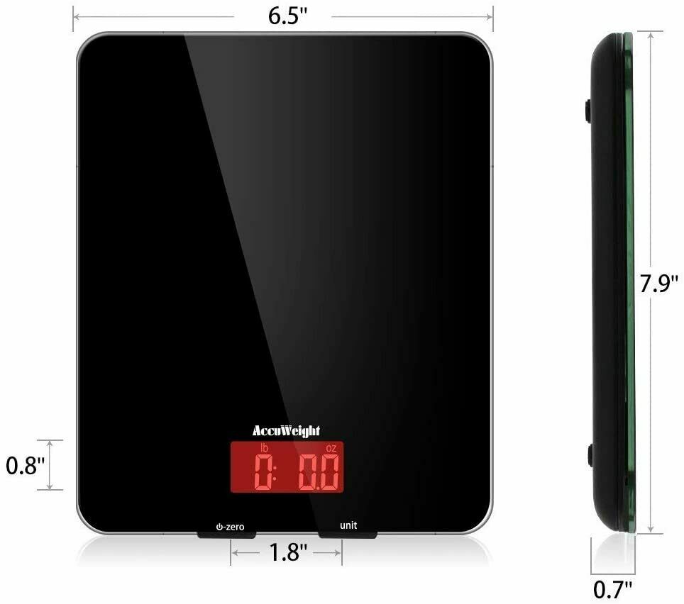 Digital Scale LCD Display Multifunction for Baking Kitchen Cooking 11lb Capacity