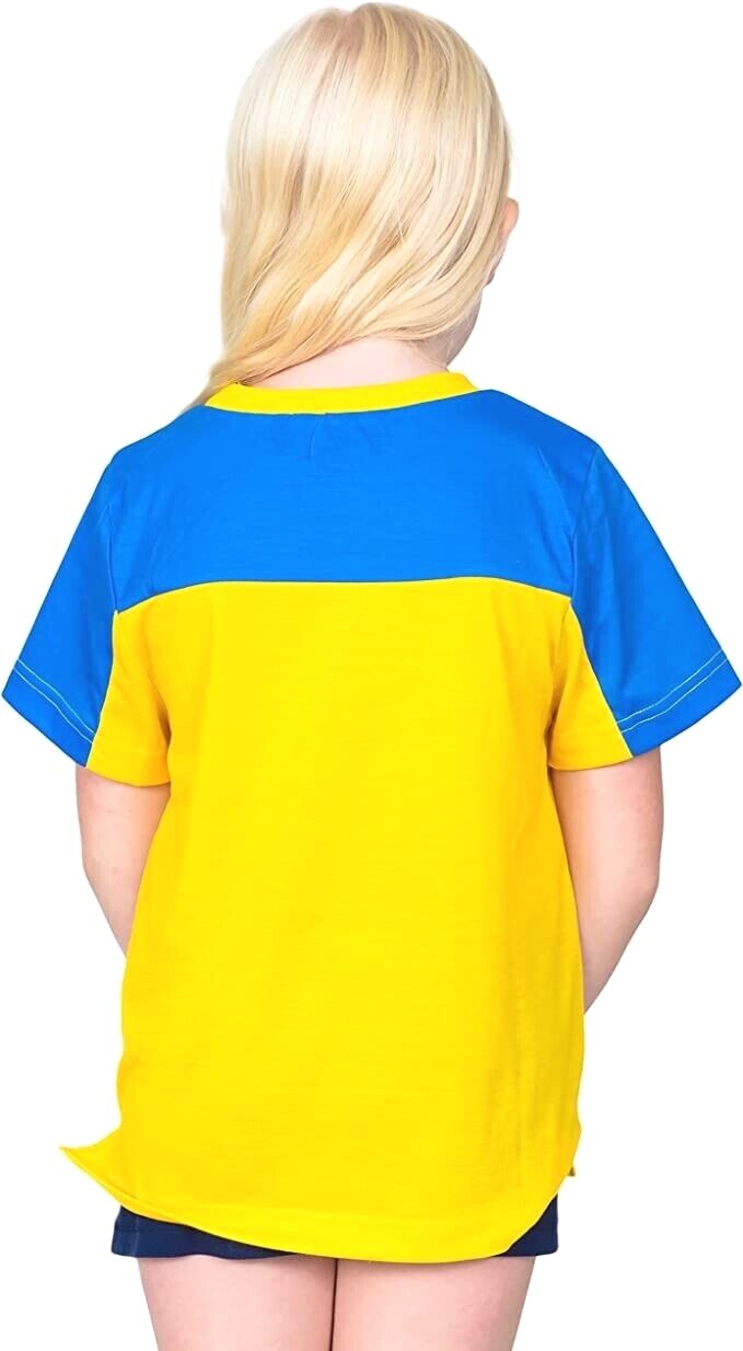 Big Nate Blue & Yellow Kids Shirt Halloween Costume Cosplay