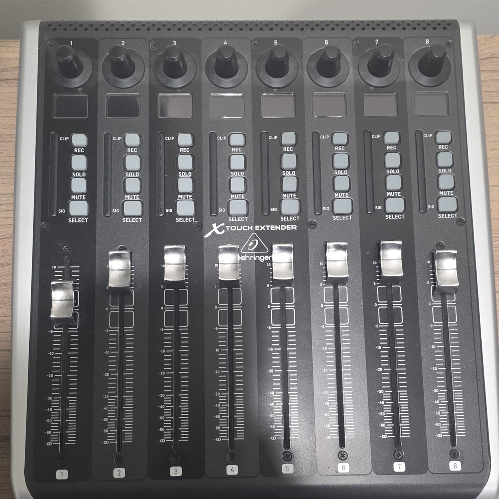 Behringer X-Touch Extender Control Surface 8-Channel USB MIDI Ethernet Desktop