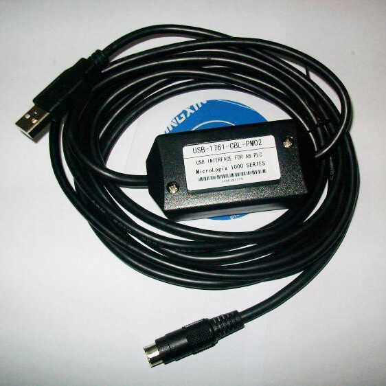 10FT USB-1761-CBL-PM02 for Micrologix 1000 1200 1500 PLC Programming Cable