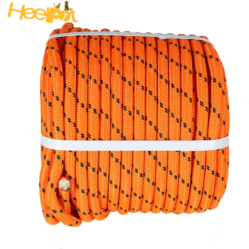 1/2" x 150' Rope Double Braid Polyester Arborist Tree Climbing Rope Nylon Polyes
