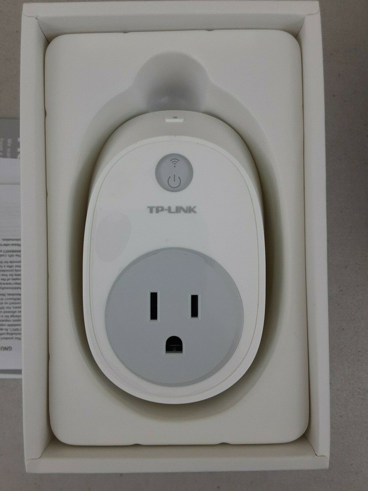 TP-Link HS10 Smart Wi-Fi Plug Remote Access works w/ Amazon Alexa Google