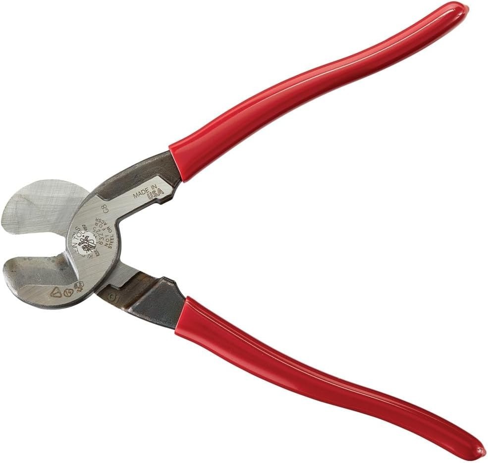 Durable 9-Inch High Leverage Cutter with Precision Jaws for Easy Cable Cutting