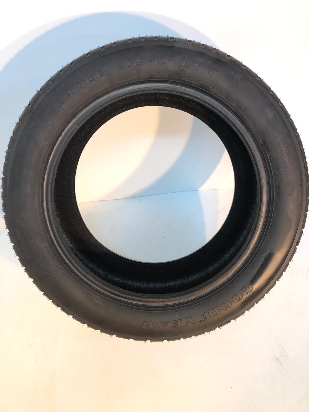 2 New 2854017 Goodyear Eagle Gs-C Emt Run Flat Dot 0212 285/40/17 Right Side