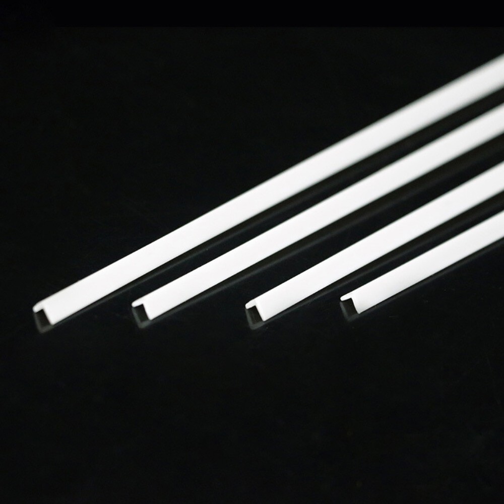 30PCS Styrene ABS Angles L-shaped Architectual 50cm for Model Layout ABS05