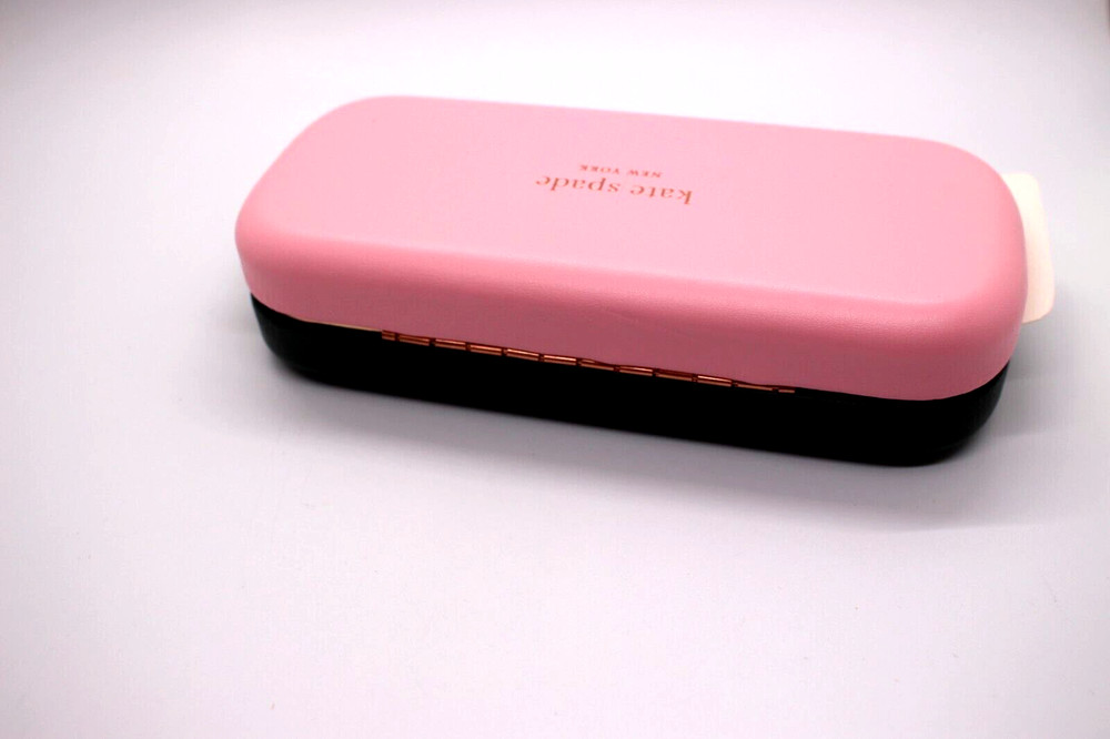 KATE SPADE EYEGLASSES CASE PINK/GREEN MEDIUM