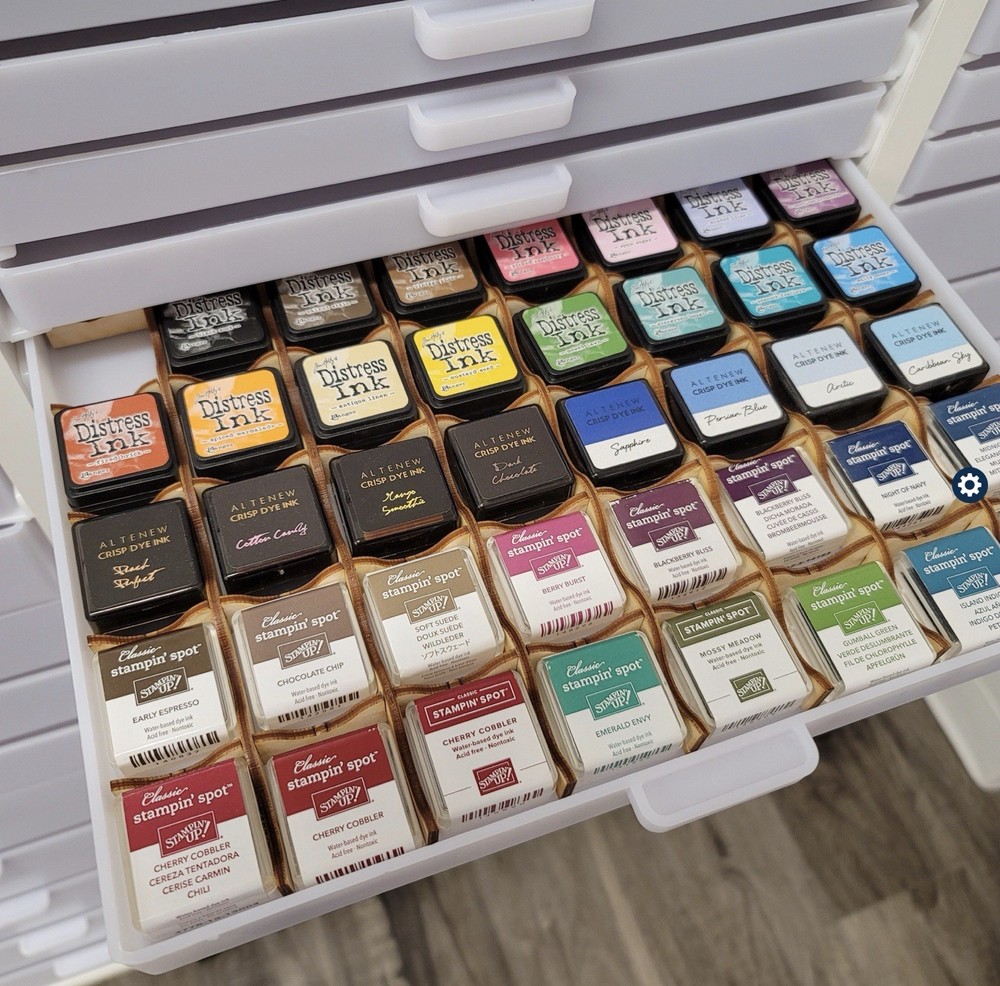 Stamp-N-Storage Mini Ink Cube Grid For IKEA Drawer