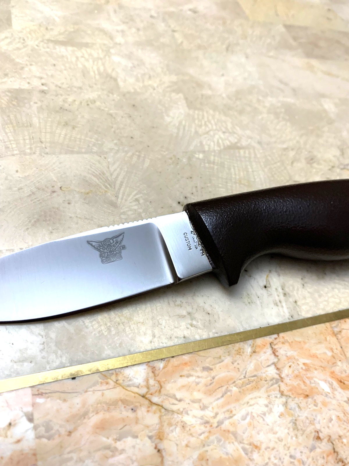 John N Cooper knife with case, used, no sheath, free shipping