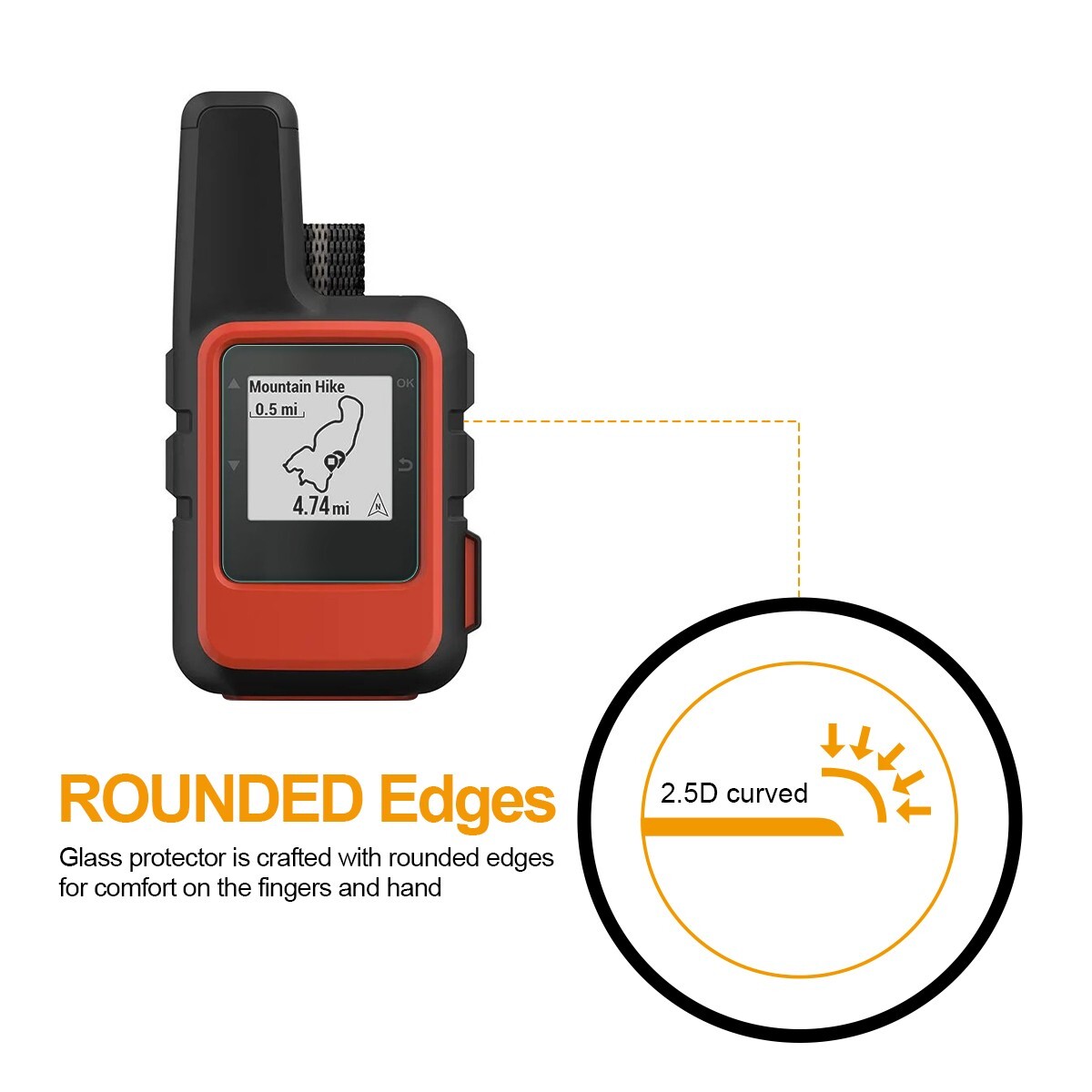 2X Supershieldz Tempered Glass Screen Protector for Garmin inReach Mini/ Mini 2