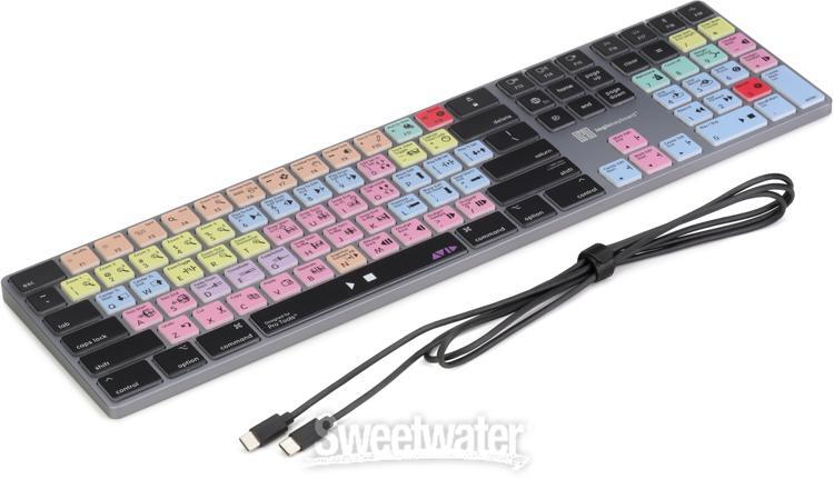 LogicKeyboard TITAN Wireless Backlit Keyboard for Avid Pro Tools - Mac