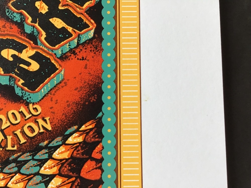 Mint Avett Brothers Poster Dig My Chili Dallas 2016 Dave Matthews Phish Sperry