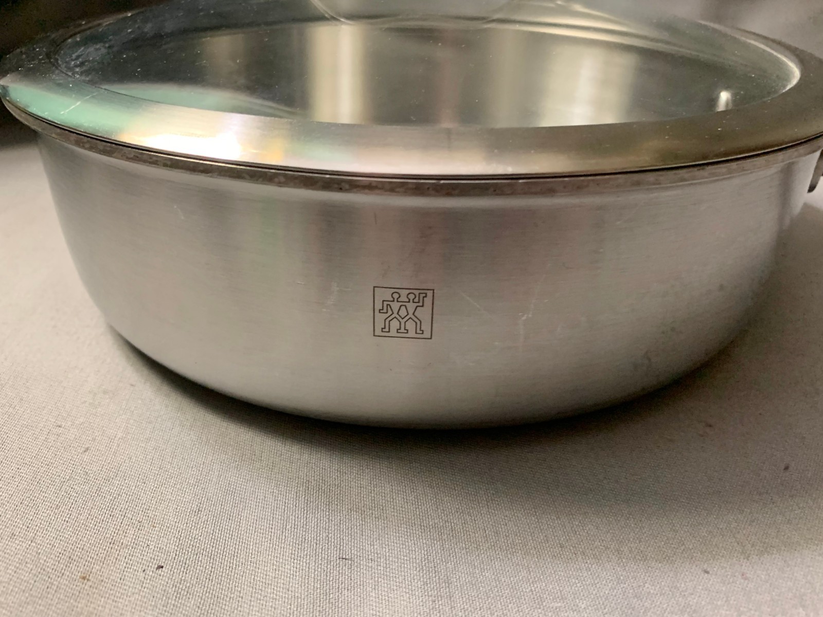 Zwilling J.A. Henckels 10" 3 Ply 18/10 Stainless Steel Skillet Pan w/ Glass Lid