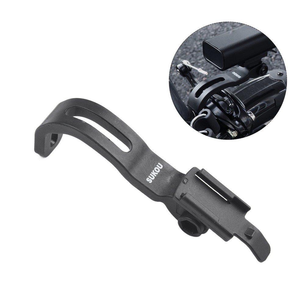 Secure Bike Computer Support with Front Fork Installed Bicycle Light Stand