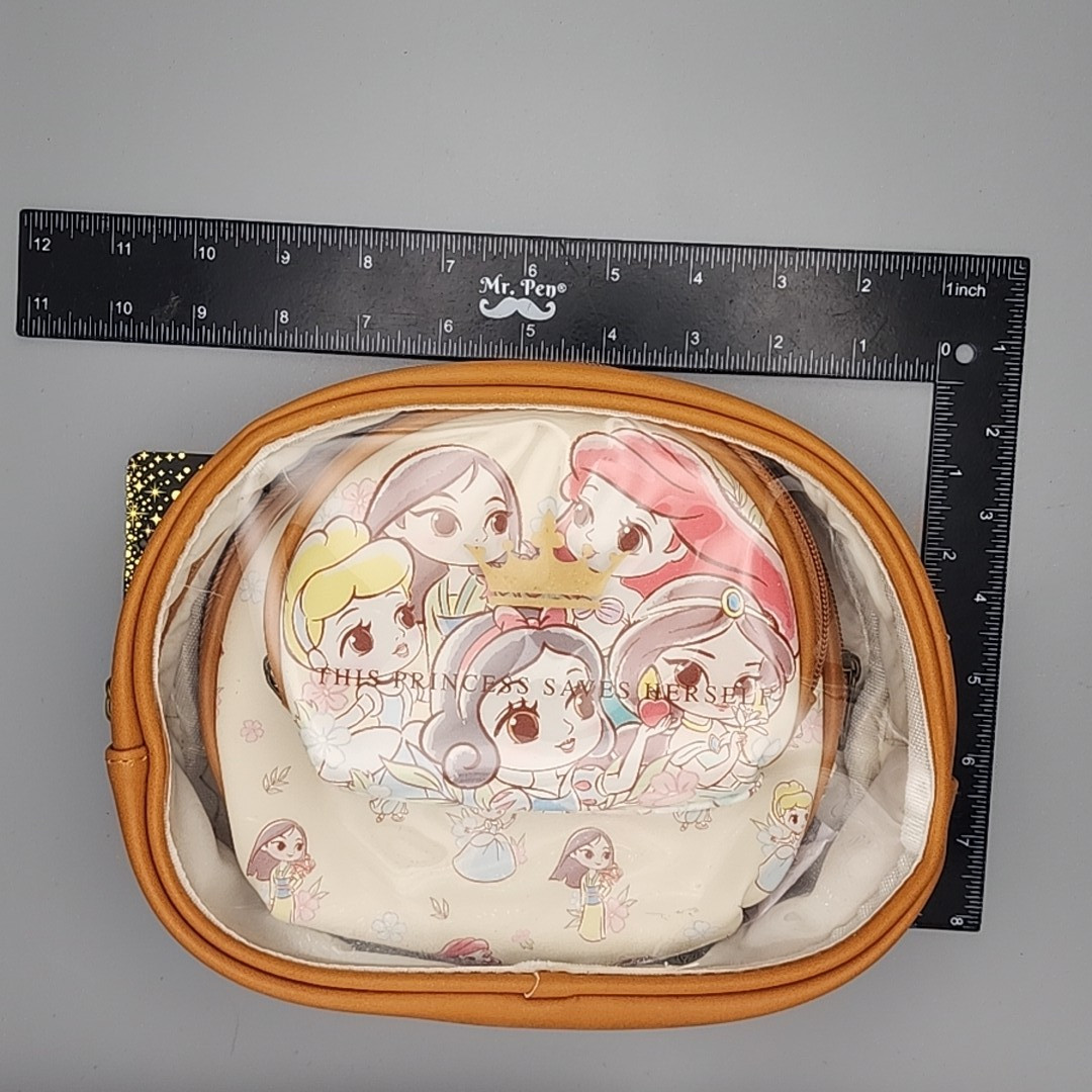 Disney Loungefly Disney Princesses Cosmetics Bag Set OF 3 New With Tags