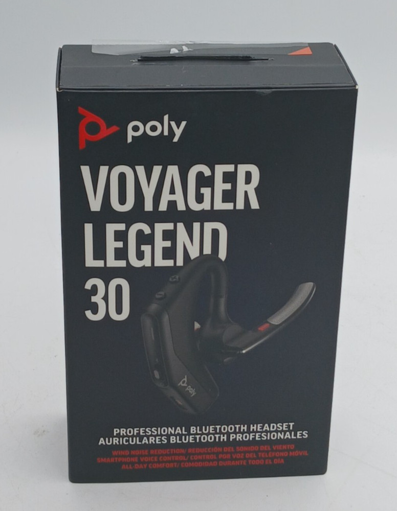 Headset  Bluetooth Poly Voyager Legend 30 Monaural AV4P5AA - for iOS Android PC