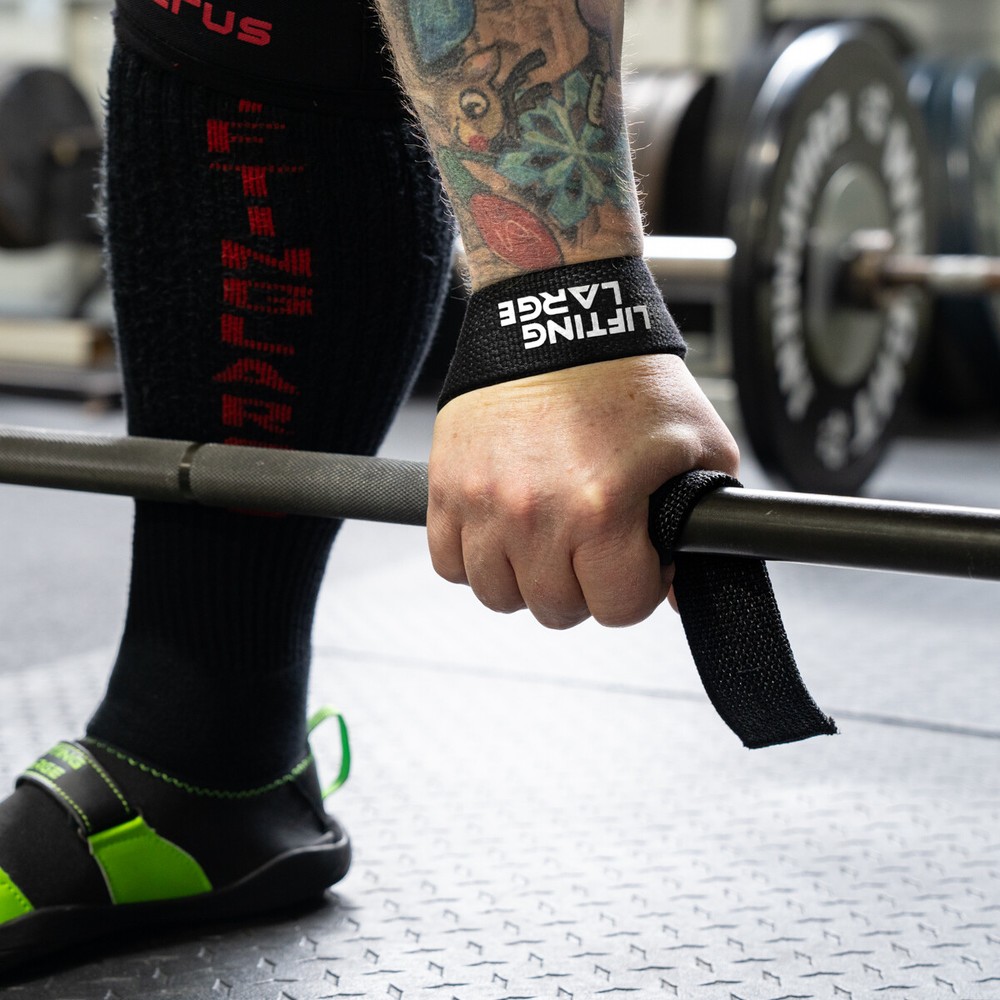 Double Ply WeightLifting Straps - Black