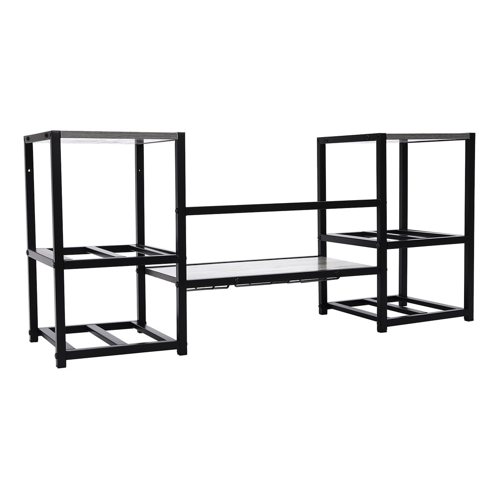 3-tiers Wine Rack Wall Mounted Wine Storage Display Rack 33-44 lbs Space Saving