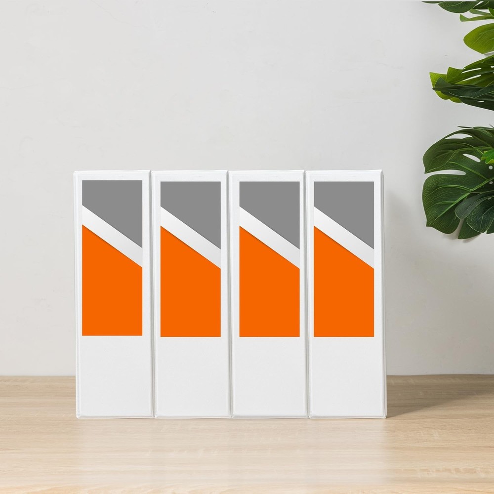 Ample Storage 2 Inch D-Ring Binders – 4 Pack for Maximum Document Control