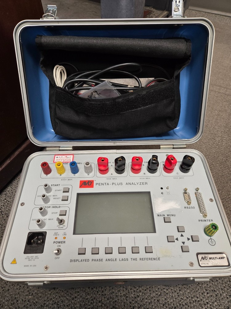 AVO Mutli-Amp Penta-Plus Analyzer